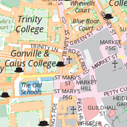 map of cambridge colleges Map Of The University Of Cambridge map of cambridge colleges